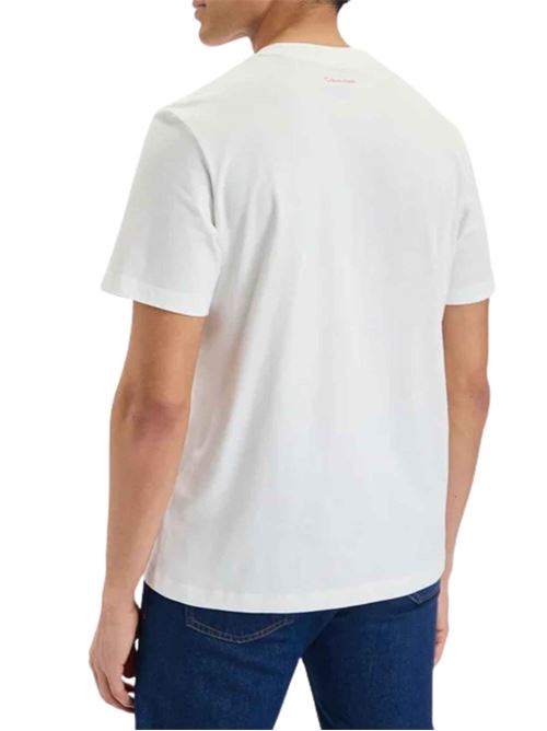 T-shirt con logo gommato Calvin Klein Jeans | LV04RG815GYAF